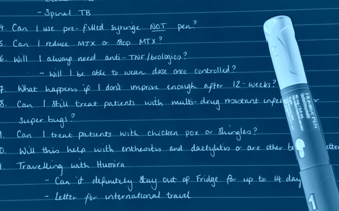 What happens at biologics clinic for ankylosing spondylitis, a patient’s perspective